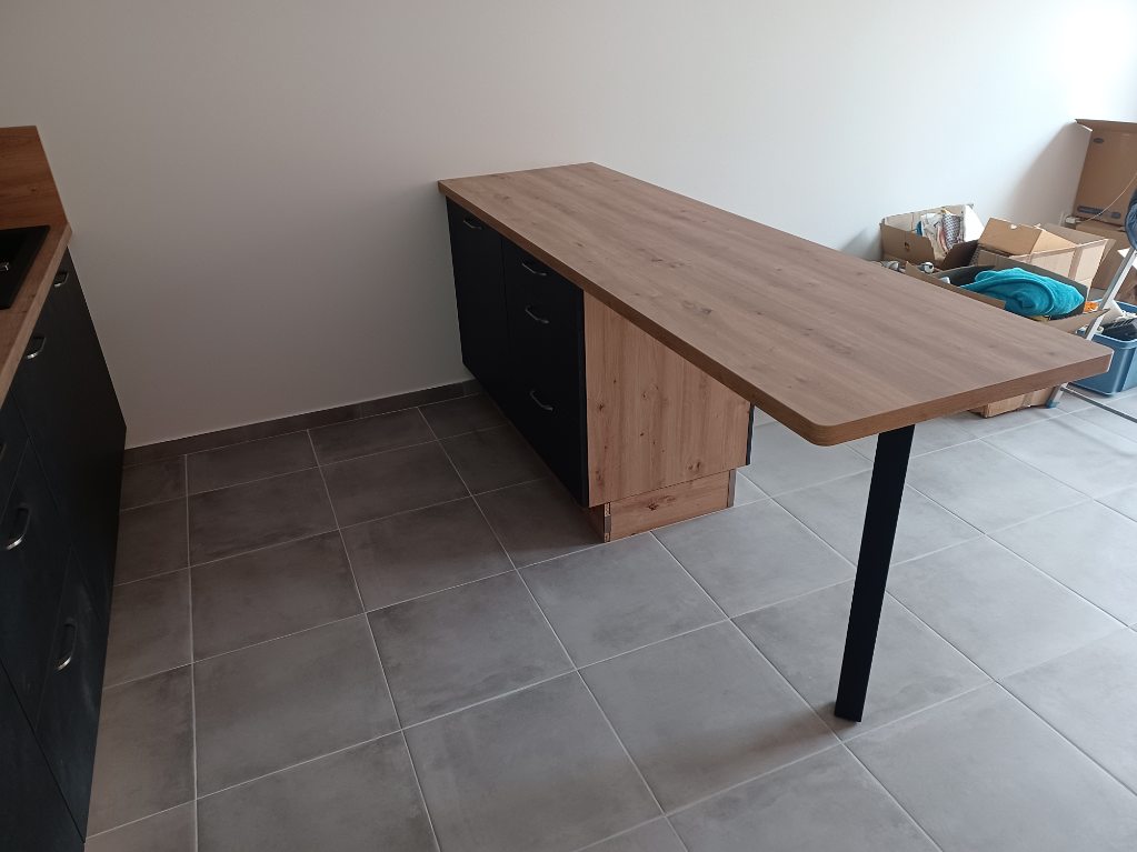 Amelie Natural oak Facades Kito Acier F155 Poignées 602 4