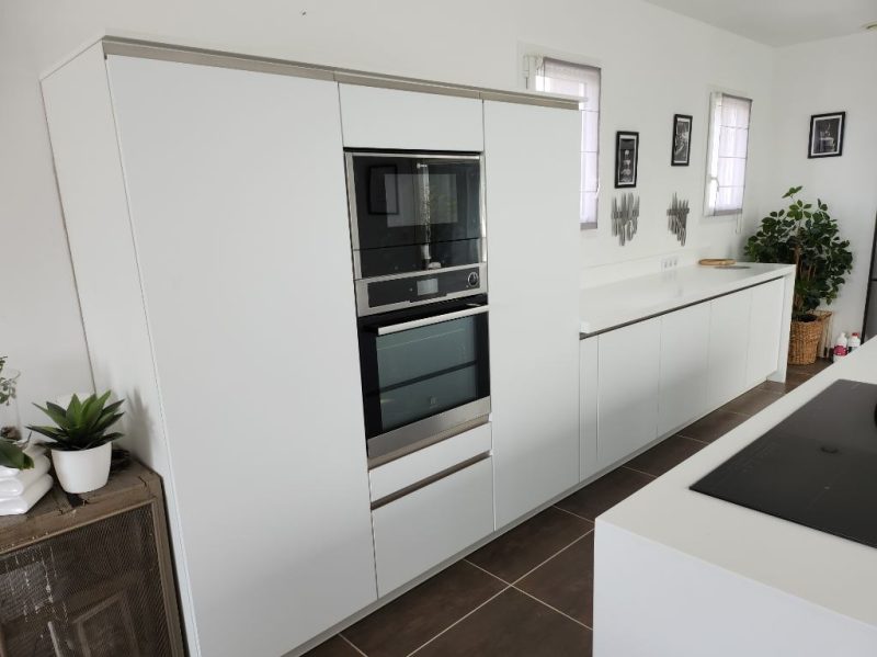 Ella Blanc Marguerite F430 Poignee 288 inox 2